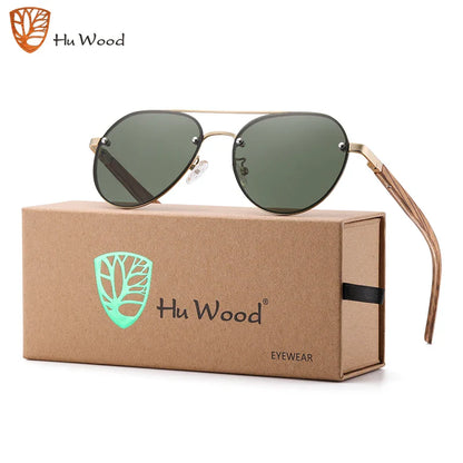 Óculos de Sol Polarizados Hu-Wood - Visão Suprema